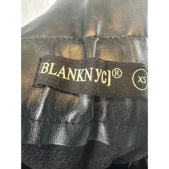 BlankNYC Vegan Leather Paperbag Mini Skirt - Size XS - Picture 5 of 8